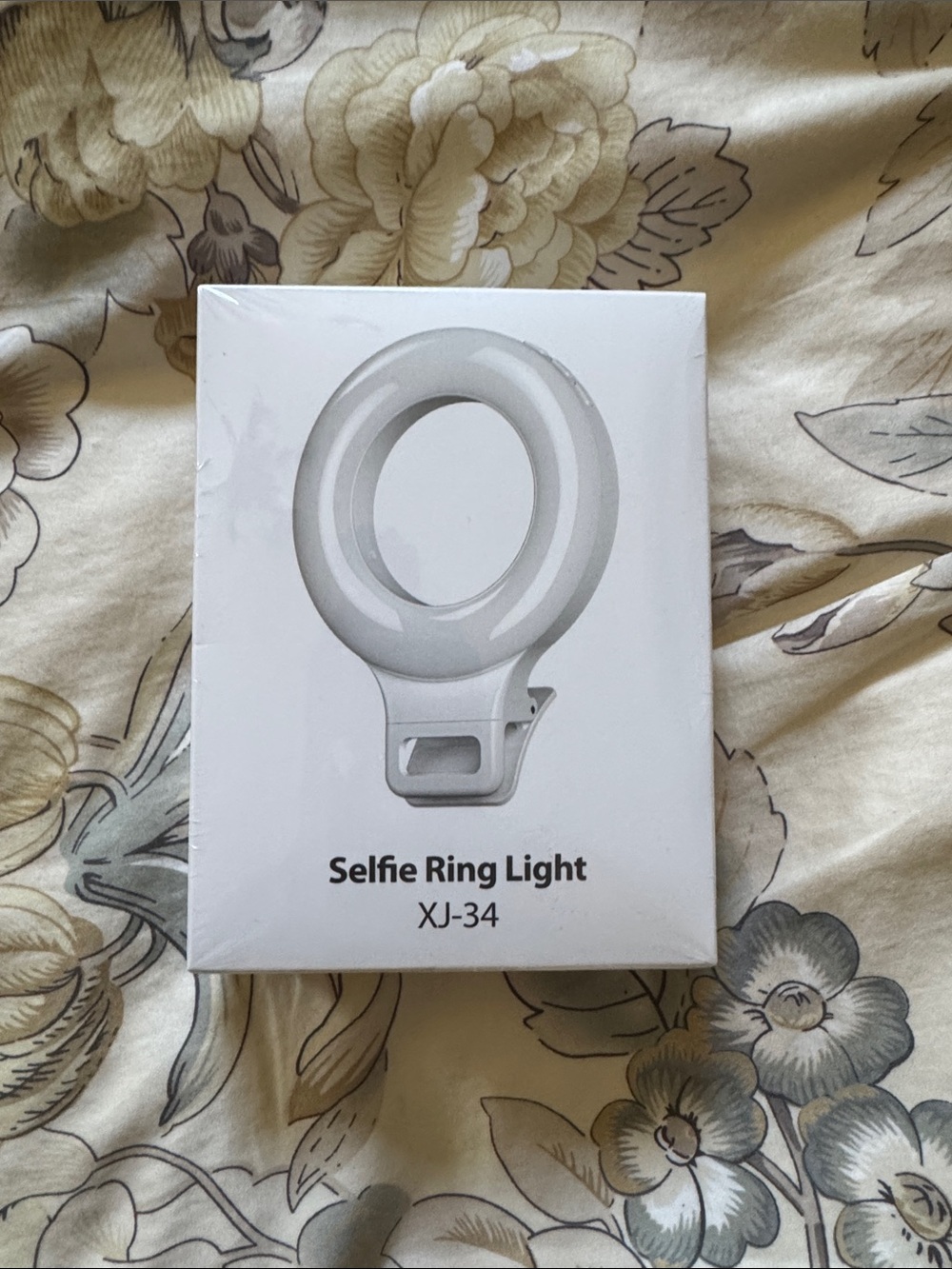Selfie Ring Light XJ-34 – White Clip-On LED